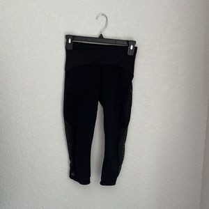 Lululemon capris. Black. Size 2.